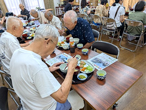 茶話会等実施町内会への助成の様子